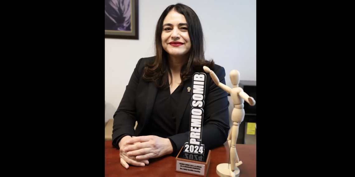 Reconocen a la Dra. Nelly Gordillo como referente en la ingeniería biomédica en México